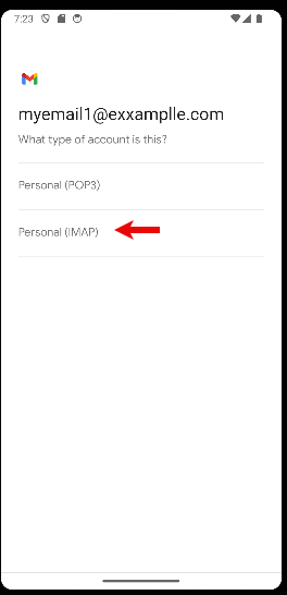 Select E-mail IMAP