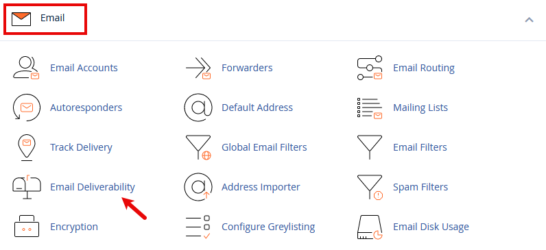 cPanel E-amil deliverability