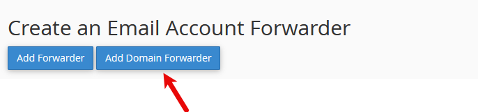 cPanel Domain Forwarder