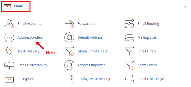 cPanel Auto Respondents